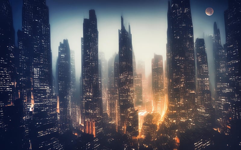 Cyberpunk Cityscape